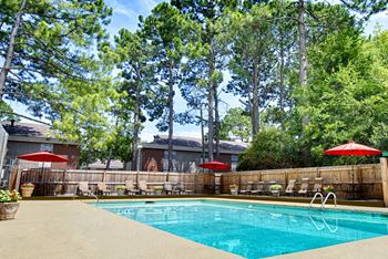 Sparkling pool with sundeck